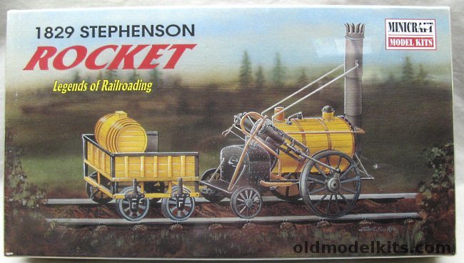 Minicraft 1/26 1829 Stephenson Rocket - The First Practical Locomotive, 11101 plastic model kit